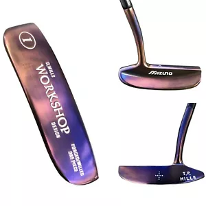 🔥 Oilcan Mizuno T.P. Putter Mills Workshop Design 1 hoja con cubierta 🔥 - Imagen 1 de 23