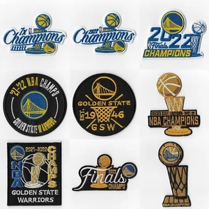 Lot SET Of 9 Golden State Warriors NBA Iron on Patches Embroidered Emblem Badge - Picture 1 of 20