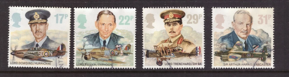 1986 SG 1336/1340 History of the Royal Air Force Fine Used set - Image 1 of 1