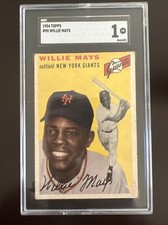 1954 Topps #90 Willie Mays SGC 1