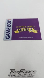 Game & Watch Gallery 2 Gameboy  GB Instructions Manual / Booklet ONLY - Picture 1 of 1