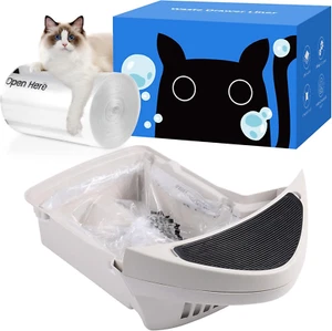 120 Pack Litter Box Robot 3 4 Waste Bags, Self Cleaning Cat Litter Box Robot - Picture 1 of 12