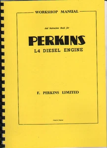 Libro de instrucciones manual de taller de motor diésel Perkins "L4" - Imagen 1 de 1