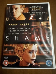 RARE Shame DVD Steve McQueen Michael Fassbender Carey Mulligan REGION 2 Intimate - Imagen 1 de 6