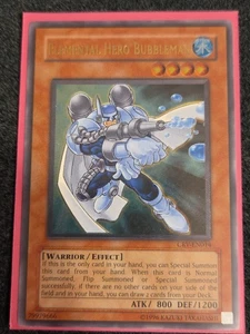 Yugioh: Elemental Hero Bubbleman - CRV-EN014 - Ultimate Rare - Unlimited - VLP - Picture 1 of 1