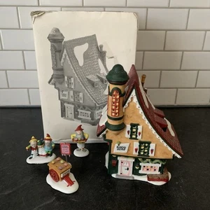 Dept. 56 1994 North Pole Elfin Snow Cone Works & 1994 Snow Cone Elves - Picture 1 of 6