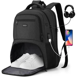 Gym Backpack for Men Women with Shoe Compartment173 Inch Bookbag for Boys wit... - Picture 1 of 7