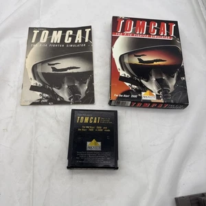 Dan Kitchen's TOMCAT Atari 7800, 1989Flight Simulator Box W Game USA Mint - Picture 1 of 15