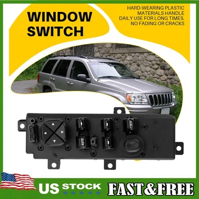 适用于 1999 - 2004 年吉普大切诺基司机侧电源窗主控制 — 第 1/4 张图片