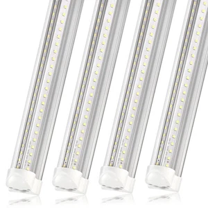 LED Shop Light 4FT, T8 Integrated LED Tube Light Fixture, 40W 5200LM 5000K, V... - Picture 1 of 6