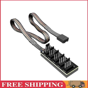 1 to 5 PWM Fan Hub Adapter 4Pin Power Extension Cable for CPU Cooler PC Case Fan - Afbeelding 1 van 9