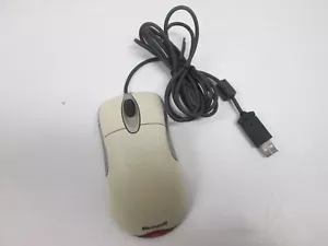 MICROSOFT X05-77975 OPTICAL USB AND PS/2 COMPATIBLE MOUSE USED - Picture 1 of 4