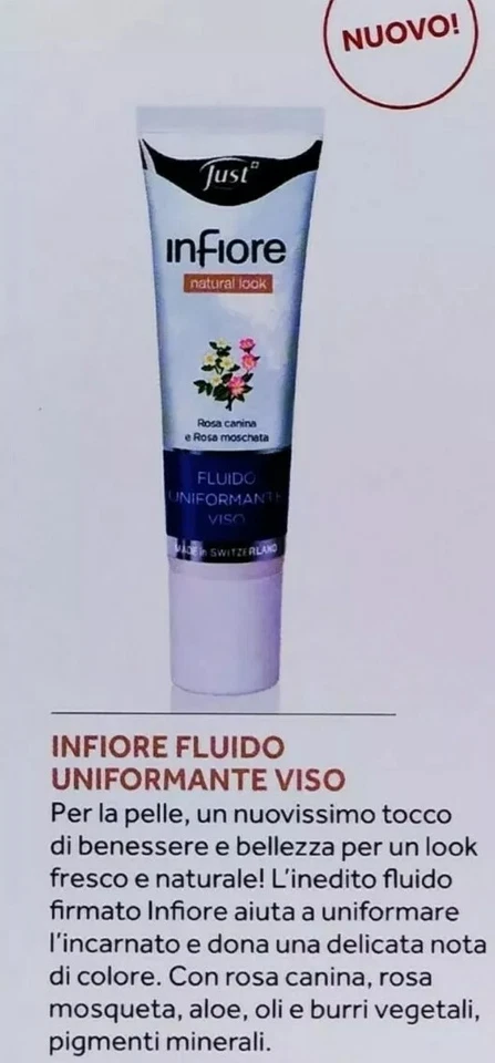 Fluido uniformante viso Just infiore crema colorata bb cream novità prodotti nuo - Immagine 1 di 1