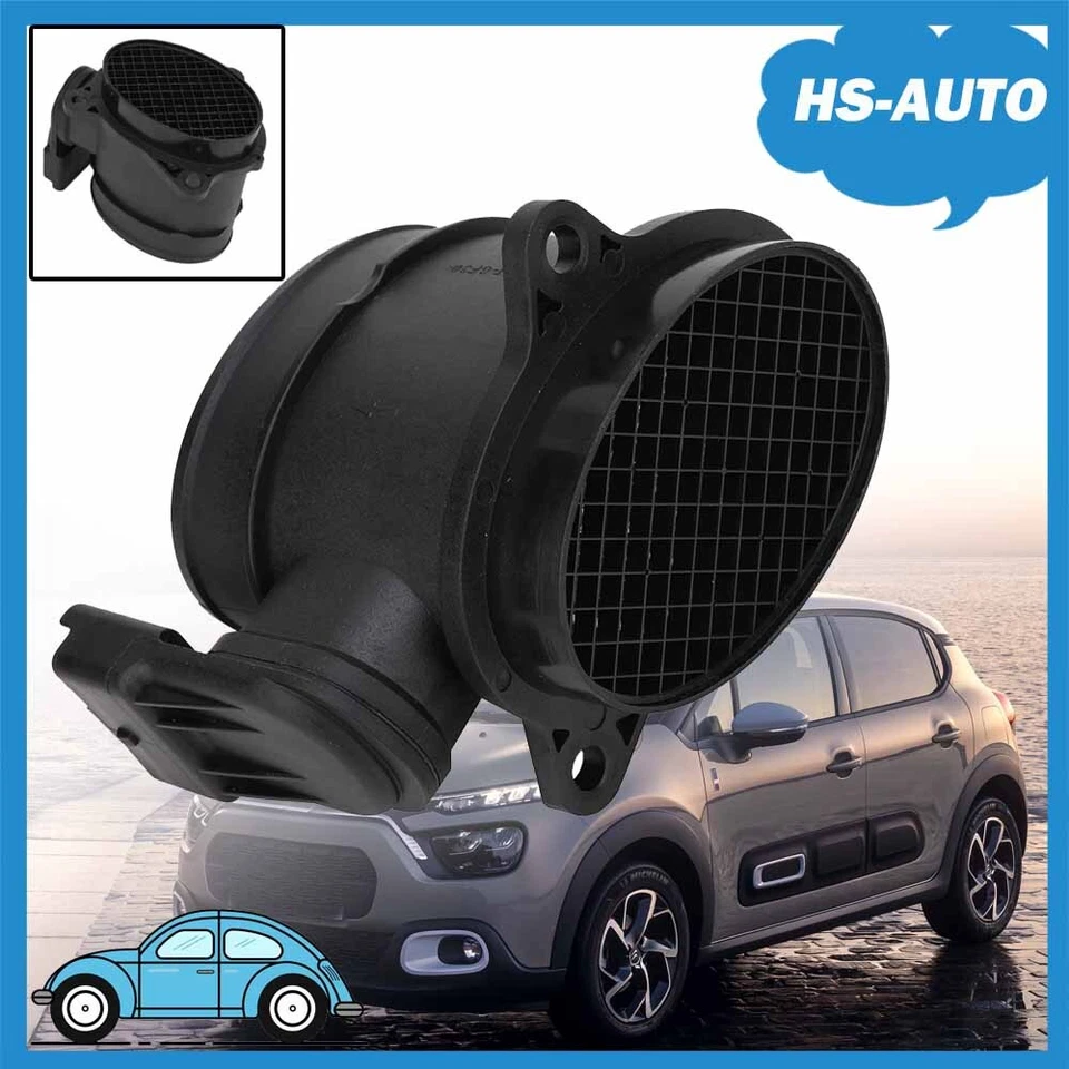Débimètre D’air 1920GV 9650010780 pour Citroën C3 C4 C5 Peugeot 207 CC 1,6 HDI - Photo 1/4