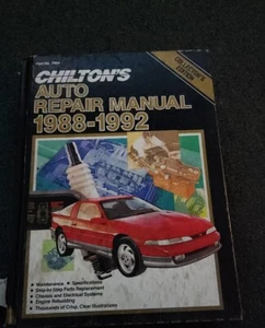 Chilton's 7906 Auto Car Repair Manual 1988-1992 Collector's Edition - Bild 1 von 2