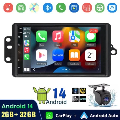 For 2003-2007 GMC Sierra Yukon Hummer H2 Android 14 Carplay Car GPS Stereo Radio - Image 1 of 4
