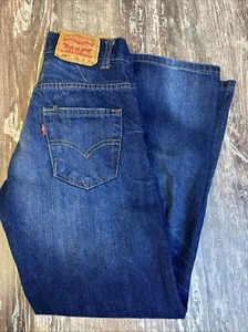 LEVIS 505 boys Regular jeans size 10 25x25 blue 100% Cotton - Picture 1 of 9