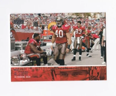 2003 Upper Deck #6 Mike Alstott Tampa Bay Buccaneers Purdue - Image 1 of 2