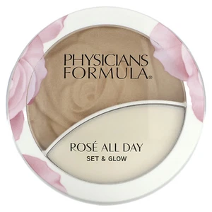 Rosé All Day, Set & Glow, Illuminating Powder & Dewy Balm, 1711501 Sunlit Glow, - Picture 1 of 5