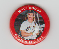 Vintage 1984 Fun Foods Baseball - #43 Wade Boggs Pinback Button