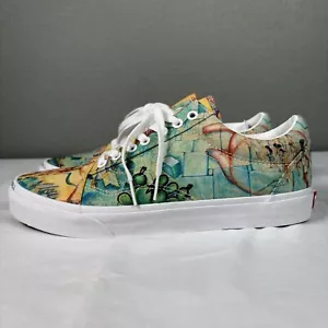 Gr. 10 Vans MOCA x Old Skool Judy Baca Hitting the Wall VN0A5KRFYQ81 SKATEBOARD - Bild 1 von 9
