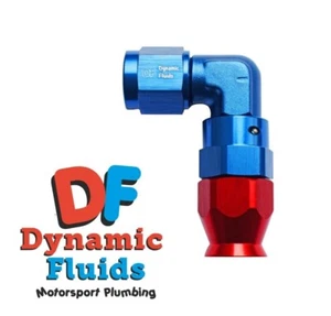 (AN6) -6 90 Degree Forged Teflon Fuel Hose Fitting - Picture 1 of 1