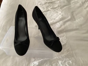stuart weitzman new size 10 black ballet pumps new w/o box - Picture 1 of 11