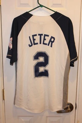 New York Yankees Derek Jeter printed button-down (2) jersey - adult L - Image 1 of 4