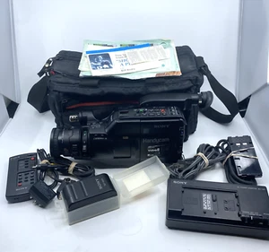 Sony CCD-F55 Handycam Video 8 Camcorder / Case, Charger, Batteries - As Is/Parts - Picture 1 of 10