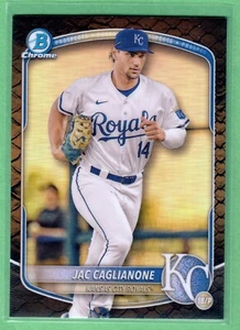 2025 Bowman Jac Caglianone Reptilian Refractor #BCP-103 Royals SP - Picture 1 of 2