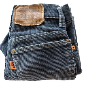Levis 416 15 17 Corduroy Blue Shorts Youth 9 Slim Vintage Measures 21 x 5 USA - Picture 1 of 10