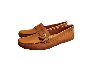 Rockport Bayview Ring Leather Loafers Women's Size 7.5 M Picante Rust C17417 - Picture 1 of 5