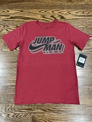 ✅ Camiseta Nike Marca Michael Air Jordan $25 Gimnasio Roja Niños L Gráfico Jumpman 💯 Foto 1 de 4
