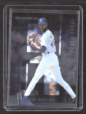 Ramon Martinez 1997 Donruss Press Proofs Silver Los Angeles Dodgers #198 1/2000 - Image 1 of 2