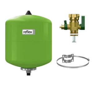 Reflex Membran-Druckausdehnungsgefäß Refix DD 8 12 18 25 33 grün 10 bar Auswahl - Bild 1 von 8