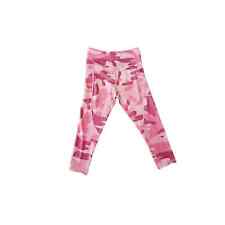 Zyia Pink Camo Cropped Leggings Size 6-8