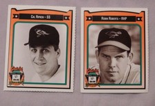 1991 Coca Cola Crown Baltimore Orioles P TO Z Baseball Card Pick one