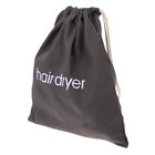  Canvas Hair Dryer Storage Bag Travel Hairdryer Drawstring Pouch