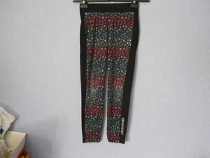 Leggins schwarz bunte Sterne 140 Mädchen , - Bild 1 von 3