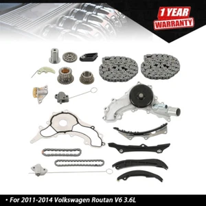 Timing Chain Kit & Water Pump Fits For Volkswagen Routan 2011-2014 V6 3.6L - Picture 1 of 12