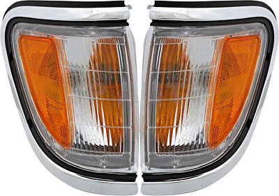 Juego de luces de esquina para Toyota Tacoma 1995-1997 lado conductor y pasajero Foto 1 de 4