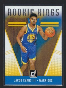 2018-19 Donruss Rookie Kings  #25  JACOB EVANS   WARRIORS