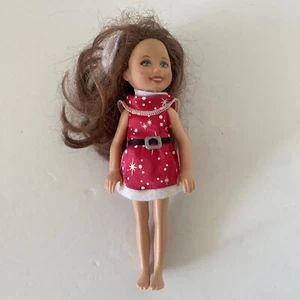 Christmas Barbie Chelsea Doll with Santa Dress 2010 - Foto 1 di 3