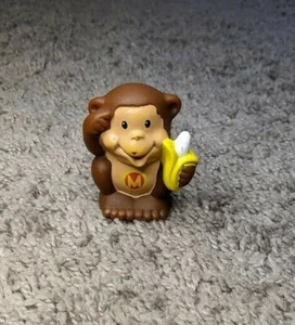 Animales del alfabeto Fisher Price Little People ~ En buen estado ~ Letra M ~ Mono - Imagen 1 de 2