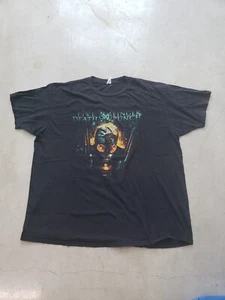 Camiseta Negra Five Finger Death Punch Máscara de Gas Gráfica Talla 2XL - Imagen 1 de 6