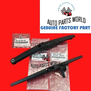 GENUINE OEM TOYOTA 2010-2024 4RUNNER REAR WINDOW WIPER ARM WITH BLADE & NUT KIT - Picture 1 of 6