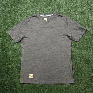 Tracksmith T-Shirt Herren Gr. L grau Kurzarm Rundhals Running *LESEN* - Bild 1 von 8