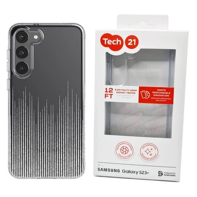 Tech21 Case For Samsung Galaxy S23+ Drop Protection Cover Evo Sparkle Rain - Image 1 of 4