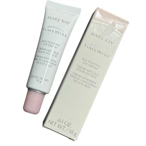 Crema de ojos Mary Kay Timewise Age Fighting .65 oz tapa rosa descontinuada completa nueva - Imagen 1 de 9
