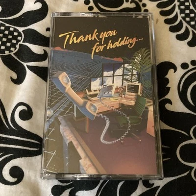 Thank You For Holding BLACK Cassette #/100 Limited NM/NM Vaporwave MPF Flamingo - Image 1 of 4